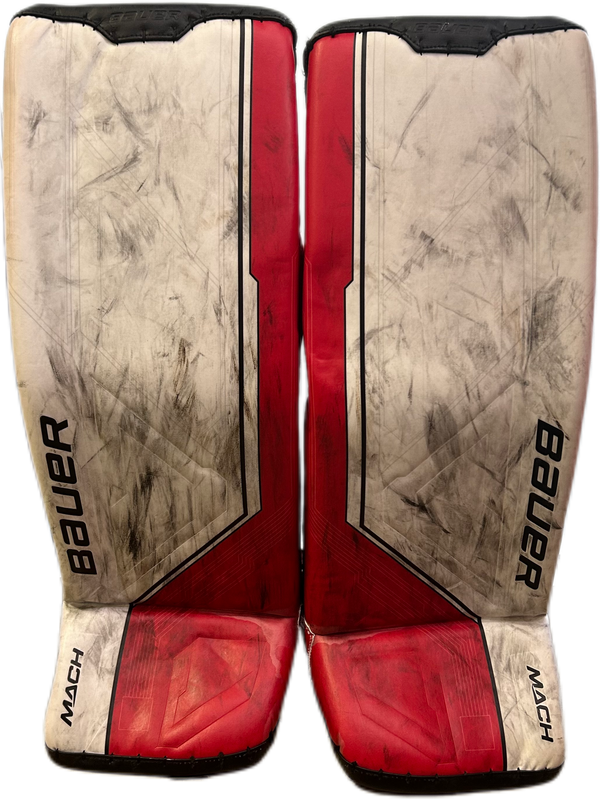 Bauer Supreme Mach - Used Pro Stock Full Set (White/Red/Black)