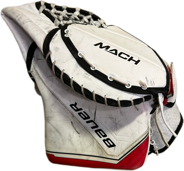 Bauer Supreme Mach - Used Pro Stock Full Set (White/Red/Black)