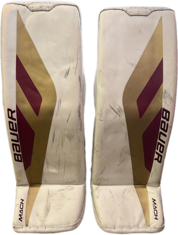 Bauer Supreme Mach - Used Pro Stock Full Set (White/Maroon/Gold)