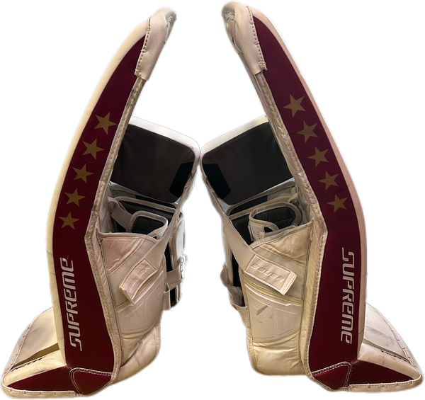 Bauer Supreme Mach - Used Pro Stock Full Set (White/Maroon/Gold)