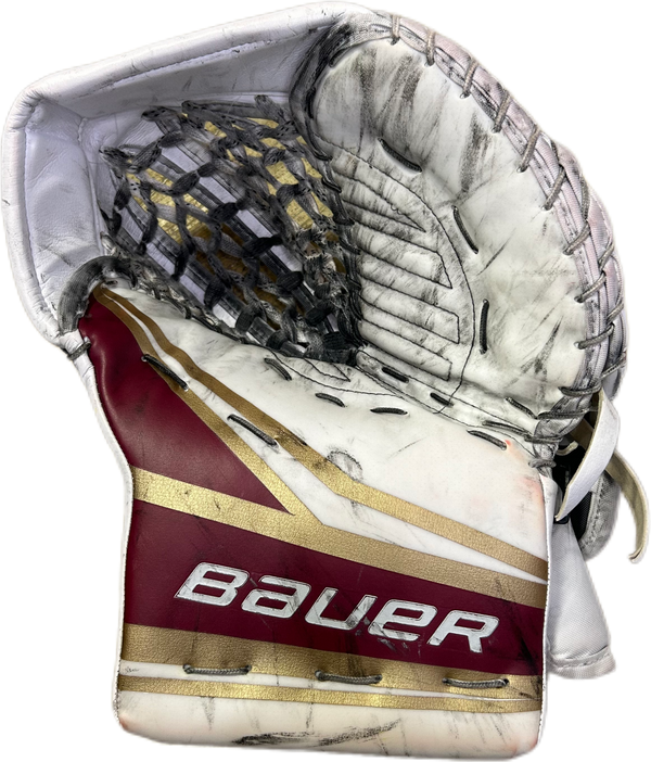 Bauer Supreme Mach - Used Pro Stock Full Set (White/Maroon/Gold)