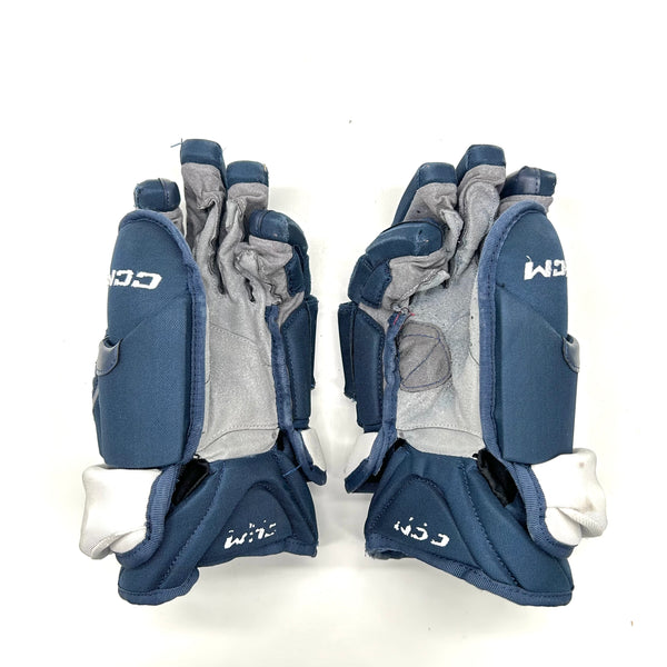 CCM HG12PP - Used NCAA Pro Stock Gloves (Navy/White)