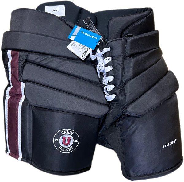 Bauer Pro - NCAA Pro Stock Hockey Goalie Pants (Black/Maroon)