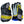 Load image into Gallery viewer, Warrior Covert QR6 - Team Stock Glove - Iowa Heartlanders ECHL (Black/Gray/Yellow)
