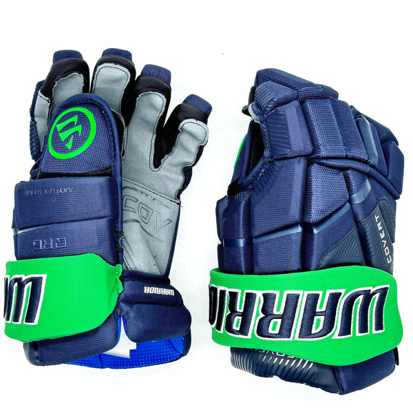 Warrior Covert QR6 - Team Stock Glove - Florida Everblades ECHL (Navy/Green)