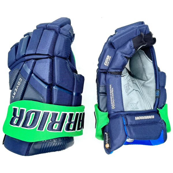 Warrior Covert QR6 - Team Stock Glove - Florida Everblades ECHL (Navy/Green)