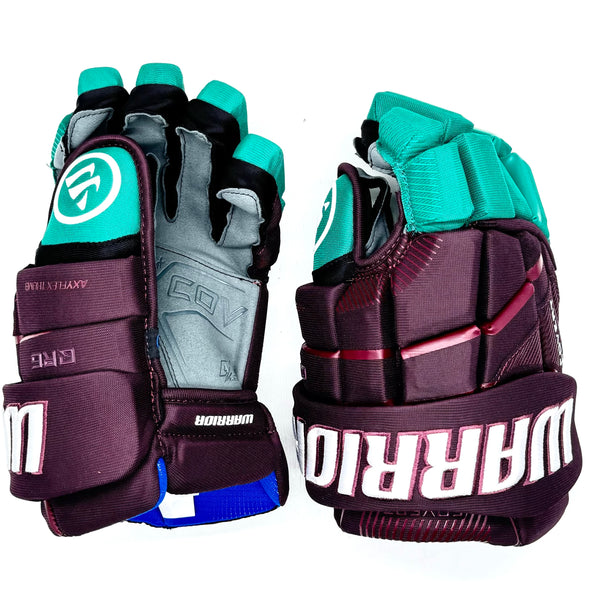 Warrior Covert QR6 - Team Stock Glove - Anaheim Ducks (Plum/Teal)