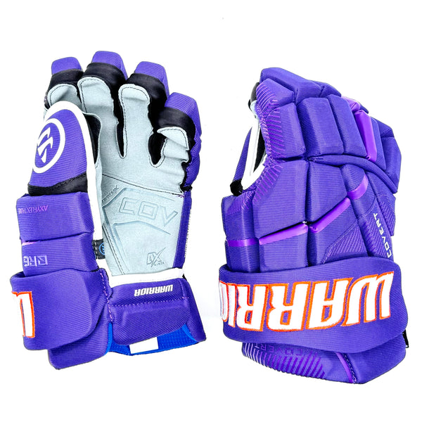 Warrior Covert QR6 - Team Stock Glove - Orlando Solar Bears ECHL (Purple/Orange)