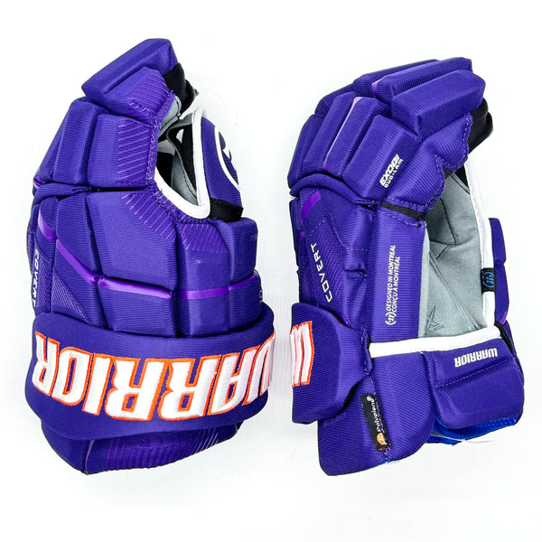 Warrior Covert QR6 - Team Stock Glove - Orlando Solar Bears ECHL (Purple/Orange)