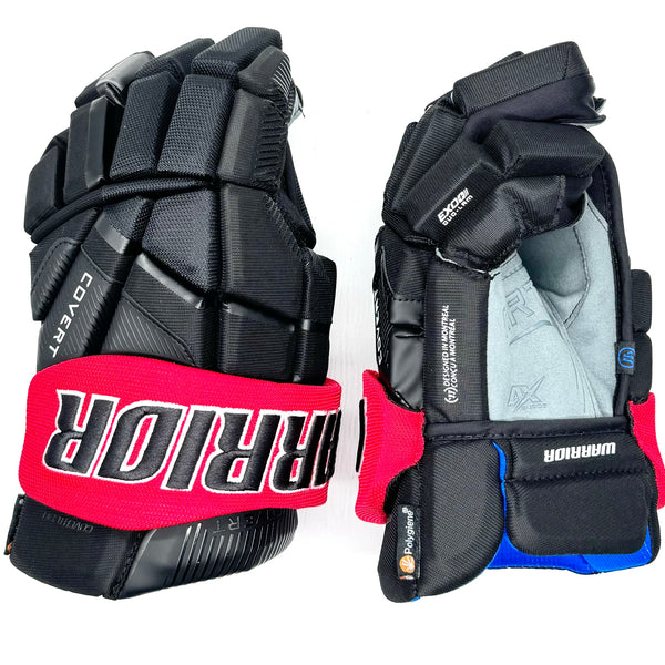 Warrior Covert QR6 - Team Stock Glove - Cincinnati Cyclones ECHL  (Black/Red)