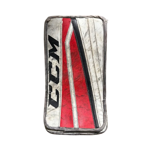 CCM Extreme Flex II - Used Pro Stock Goalie Blocker (White/Red/Black)