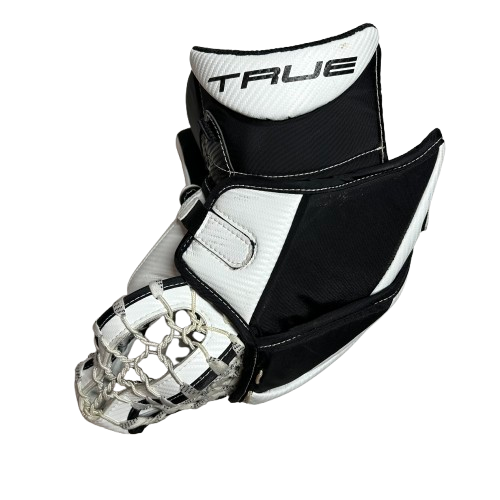 True Catalyst Px3 - Used Pro Stock Goalie Glove (White/Black/Orange)