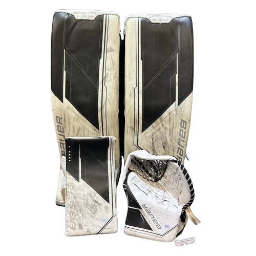 Bauer Supreme Mach - Used Pro Stock Goalie Full Set (White/Black)