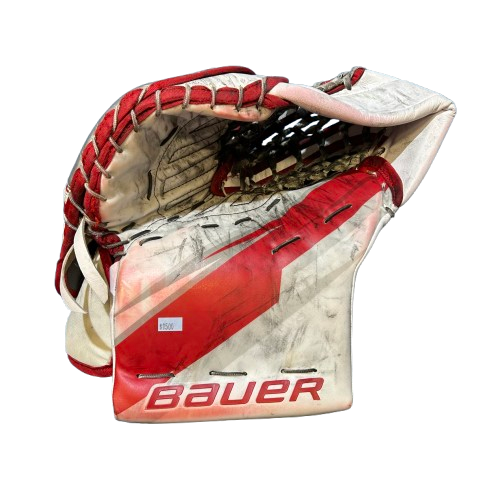 Bauer Vapor Hyperlite 2 - Used Pro Stock Full Right Goalie Full Set (White/Red)