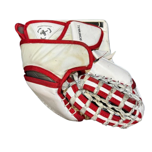 Bauer Vapor Hyperlite 2 - Used Pro Stock Full Right Goalie Full Set (White/Red)