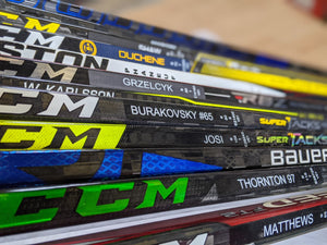 Unique NHL Player Pro Stock Curves – HockeyStickMan Canada