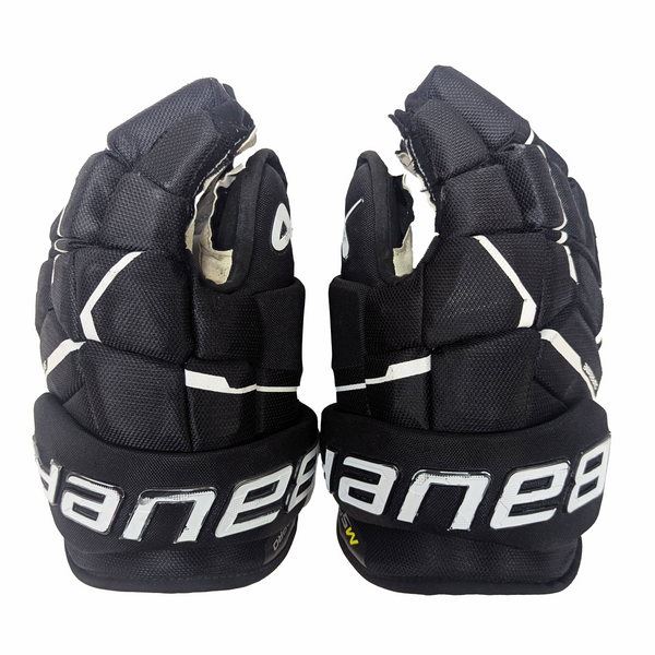 Bauer Supreme M5 Pro - Used Intermediate Hockey Gloves (Black/White)