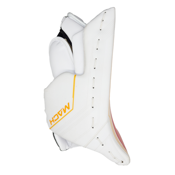 Bauer Supreme Mach - Pro Stock NHL Goalie Blocker - Dan Vladar (White/Red/Yellow)