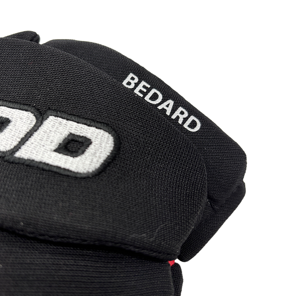 Sherwood Rekker Pro Stock - NHL Pro Stock Glove - Connor Bedard (Black/Red)