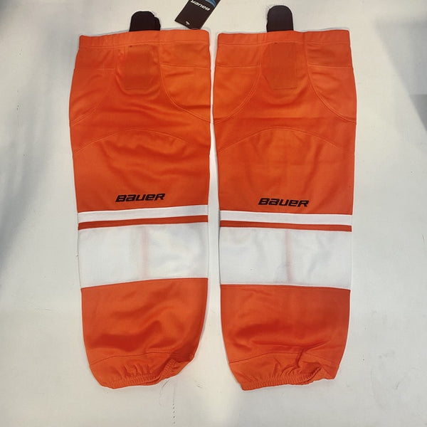 New - Bauer Premium Practice Socks (Orange/White)