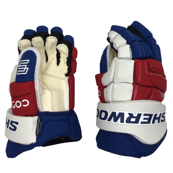 Sherwood Code Encrypt 1 - Team Stock Glove - New York Rangers (Red/White/Blue)