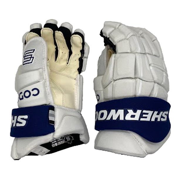 Sherwood Code Encrypt 1 - Team Stock Glove - Tampa Bay Lightning (White/Blue)