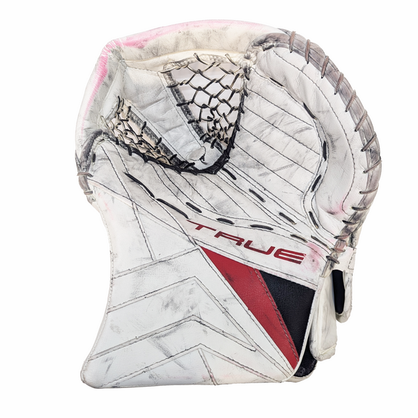 True Catalyst PX3 - Used Pro Stock Goalie Glove (White/Red/Black) #2