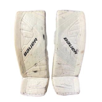 Used - Bauer Vapor 1X OD1N Pro Stock Goalie Pads - Grey/White