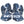 Load image into Gallery viewer, Used - CCM FT6 Pro - Intermediate Pro Stock Hockey Glove (Navy/White)
