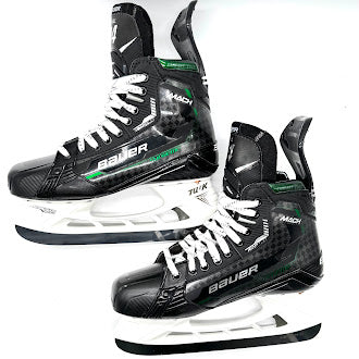 Bauer Supreme Mach - Pro Stock Hockey Skates - Size 8D (Green)