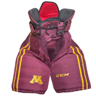 Used - CCM HPWM2 - Women's NCAA Pro Stock Hockey Pant (Maroon/Yellow)