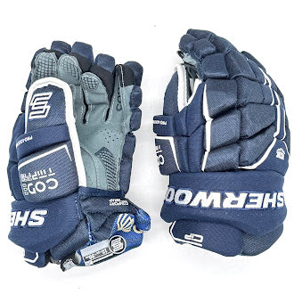 Sherwood Code TMP Pro - Junior Hockey Glove (Navy)