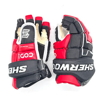 Sherwood Code Encrypt 2 - Junior Hockey Glove (Black/Red/White)