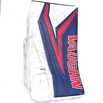 Used - Vaughn SLR3 Pro Stock Goalie Blocker - (White/Blue/Red)