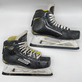 Used Bauer Supreme 2S Pro - Pro Stock Goalie Skates - Size 9L / 8.5R