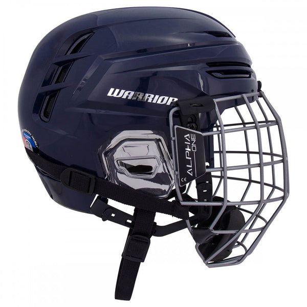 Warrior Alpha One Pro - Hockey Helmet Combo (Black)