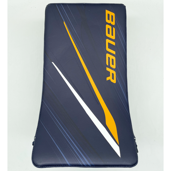 Bauer Vapor Hyperlite 2 - New Pro Stock Goalie Glove Set (Navy/Yellow)