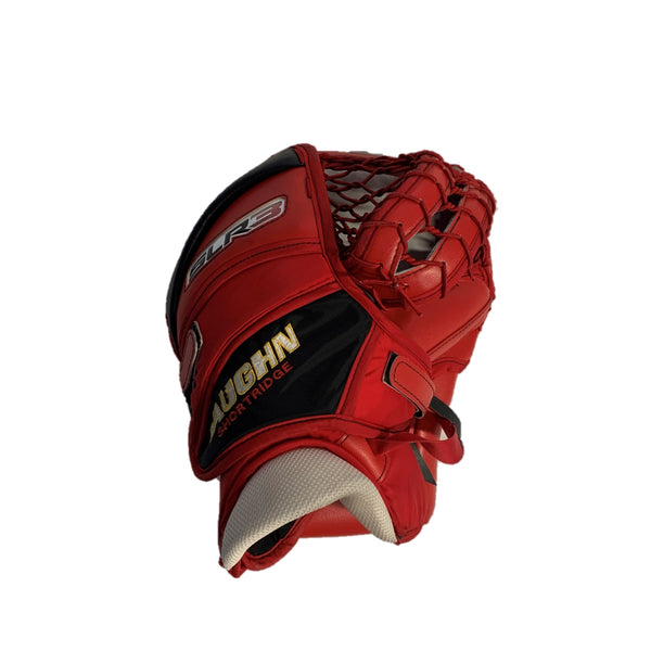 Vaughn Ventus SLR3 - Used Pro Stock Goalie Glove - (Red/Yellow/White)